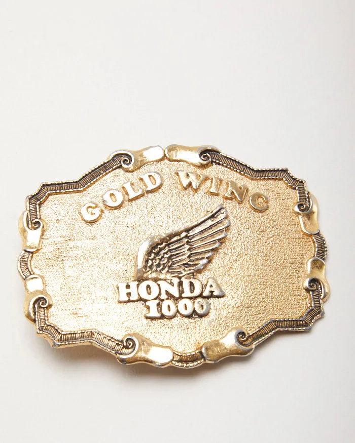 Vintage 70s Gold Wing Honda Belt Buckle sold by Rokit product image thumbnail 3