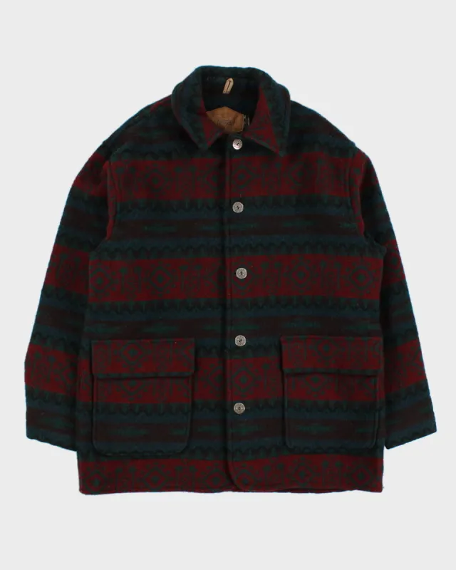 Vintage 90s Woolrich Printed Men's Coat - L sold by Rokit