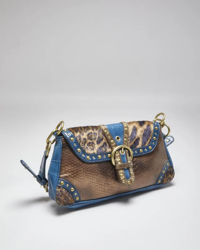 Nine West Studded Animal Print Bag sold by Rokit