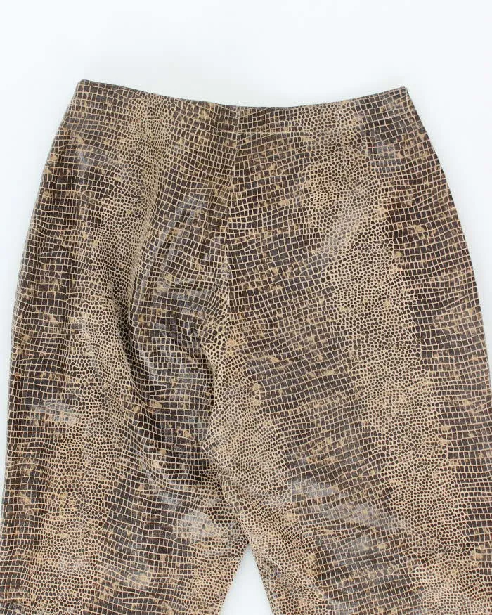Vintage Danier Snake Print Leather Trousers - W28 L29 sold by Rokit product image thumbnail 4