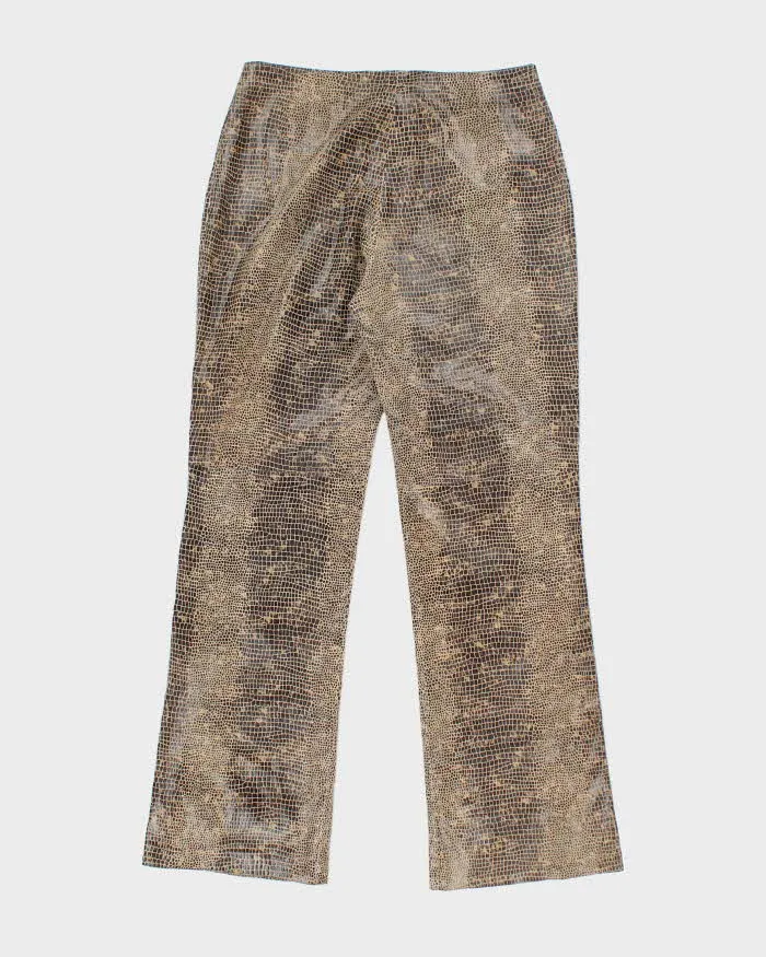 Vintage Danier Snake Print Leather Trousers - W28 L29 sold by Rokit product image thumbnail 2