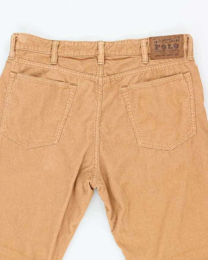 Vintage Polo Ralph Lauren Corduroy Trousers - W36 L32 sold by Rokit product image thumbnail 4