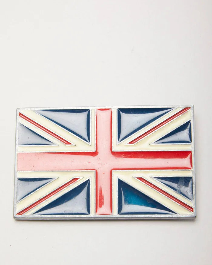 Y2k 00s Union Jack Belt Buckle sold by Rokit product image thumbnail 3