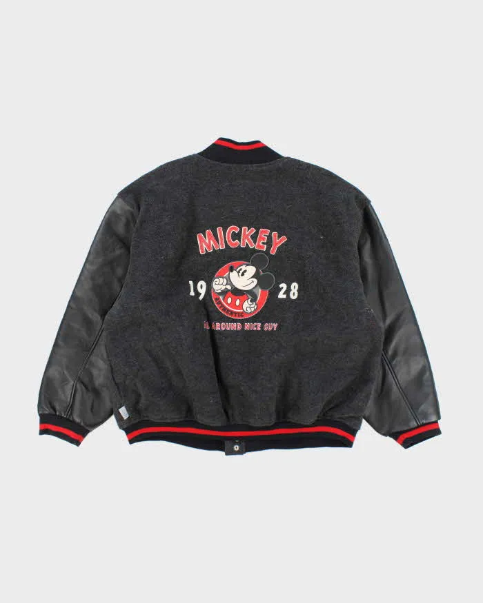 Disney Mickey Mouse Wool Blend Bomber Jacket - XL sold by Rokit product image thumbnail 2
