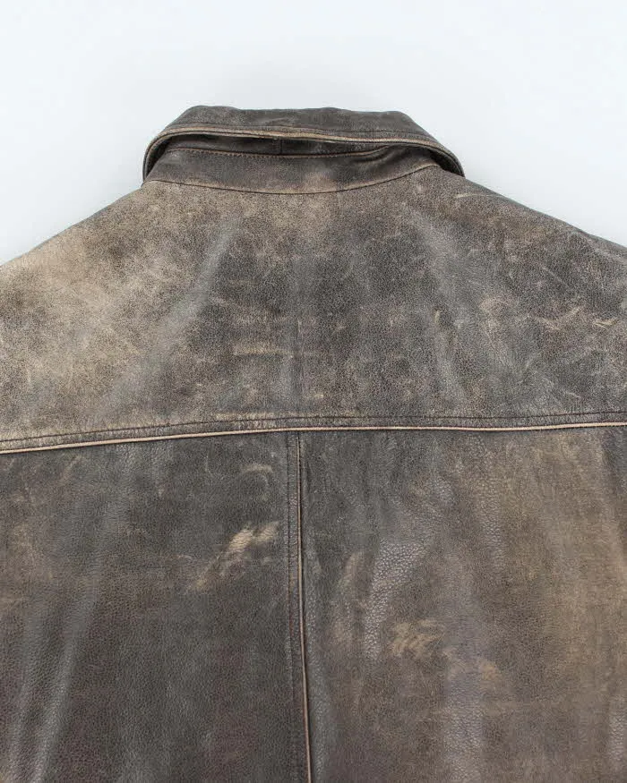 Vintage Timberland Leather Jacket - L sold by Rokit product image thumbnail 5