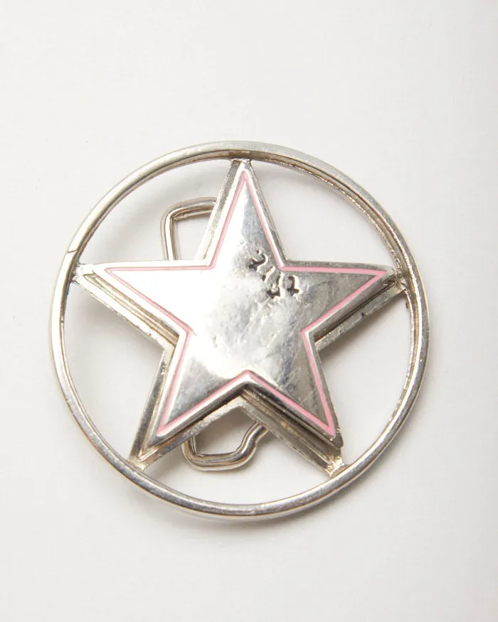 Y2k 00s Tilt Spin Star Belt Buckle sold by Rokit product image thumbnail 3