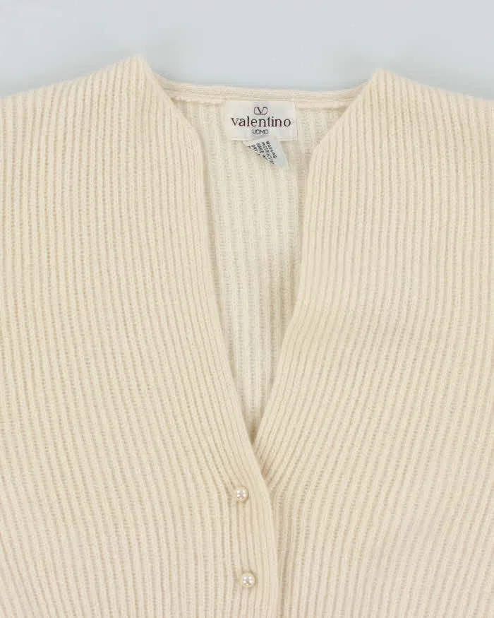 Vintage 80s Valentino Wool & Angora Blend Cardigan - M sold by Rokit product image thumbnail 3