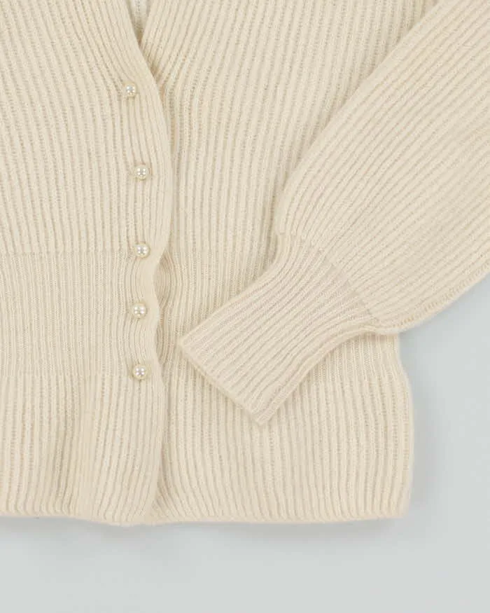 Vintage 80s Valentino Wool & Angora Blend Cardigan - M sold by Rokit product image thumbnail 4