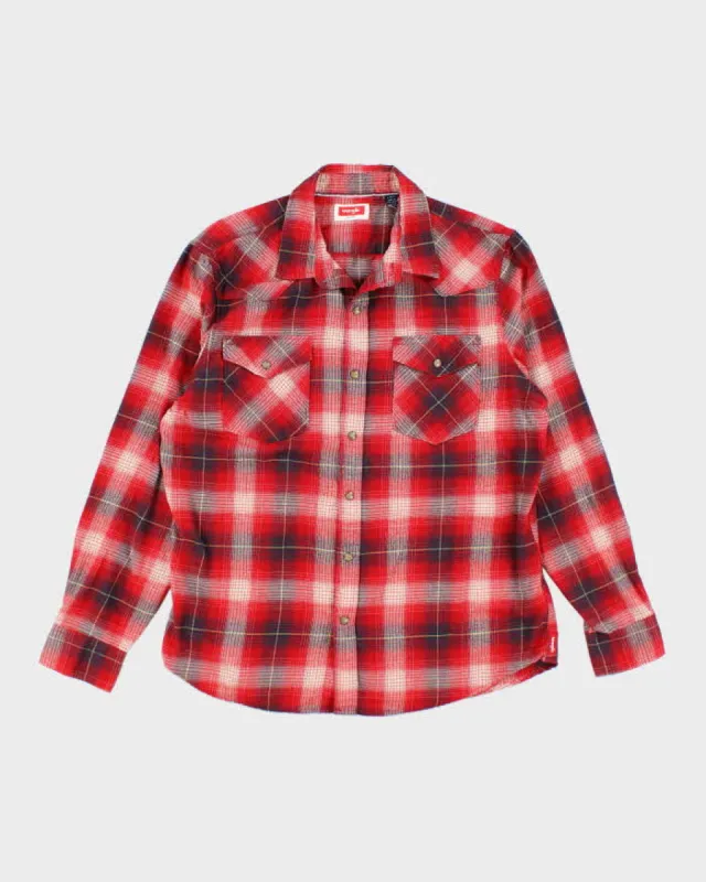 Vintage Wrangler Checked Flannel - L made by Wrangler