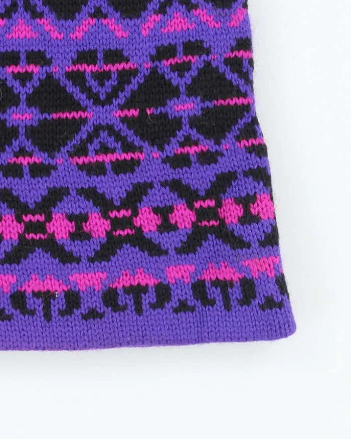 Purple Wool Beanie sold by Rokit product image thumbnail 3