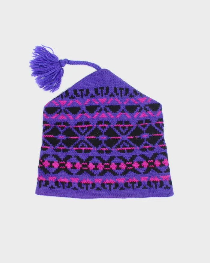 Purple Wool Beanie sold by Rokit product image thumbnail 2