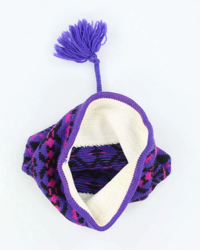 Purple Wool Beanie sold by Rokit product image thumbnail 4