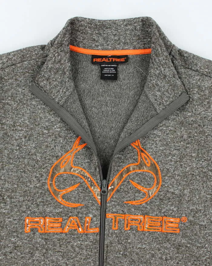 Realtree Grey Knit Zip-Up Jumper - XL sold by Rokit product image thumbnail 3