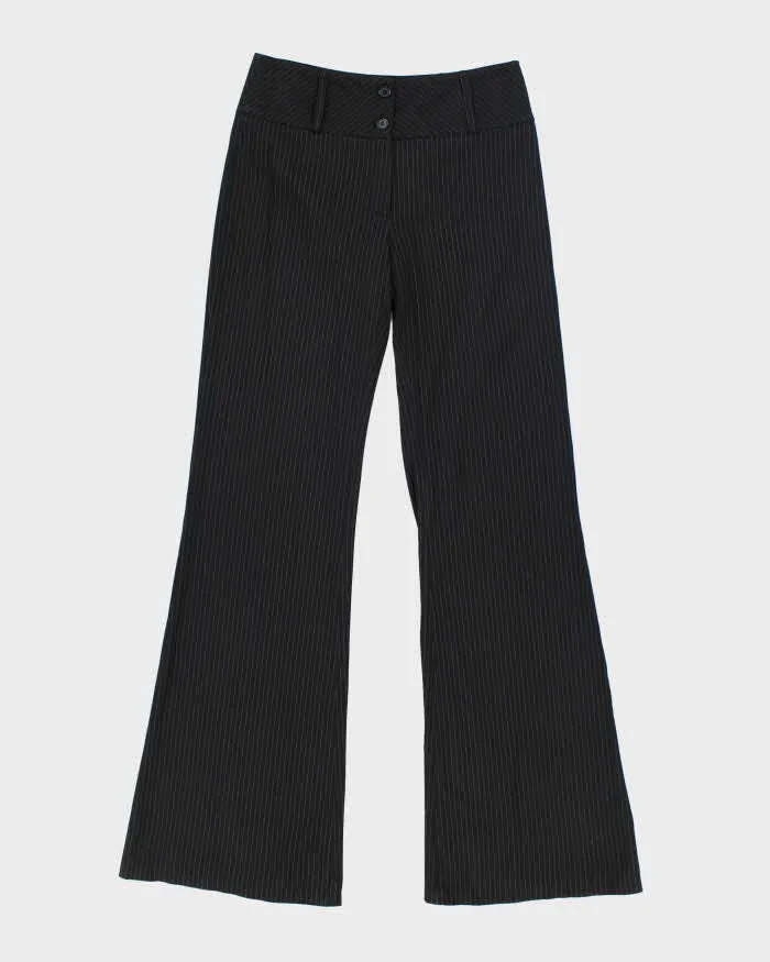 Y2k 00s Teenflo Striped Flare Suit Trousers - W28 L33 sold by Rokit