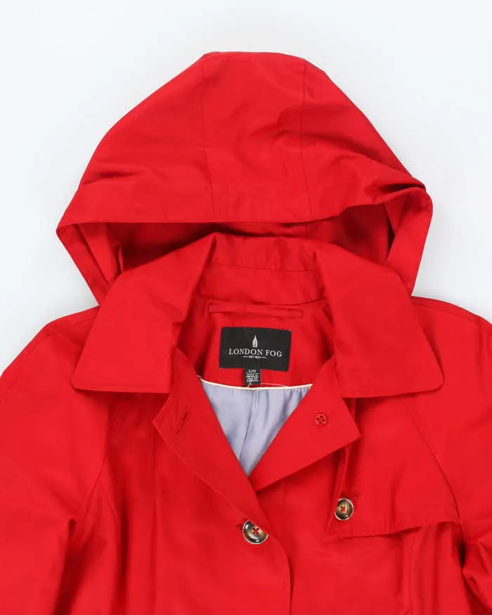 Vintage London Fog Hooded Red Short Coat - L sold by Rokit product image thumbnail 3