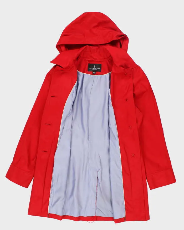 Vintage London Fog Hooded Red Short Coat - L sold by Rokit product image thumbnail 5