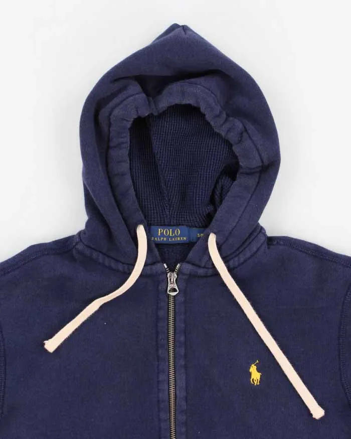 Polo Ralph Lauren Navy Zip-Up Hoodie - S sold by Rokit product image thumbnail 3