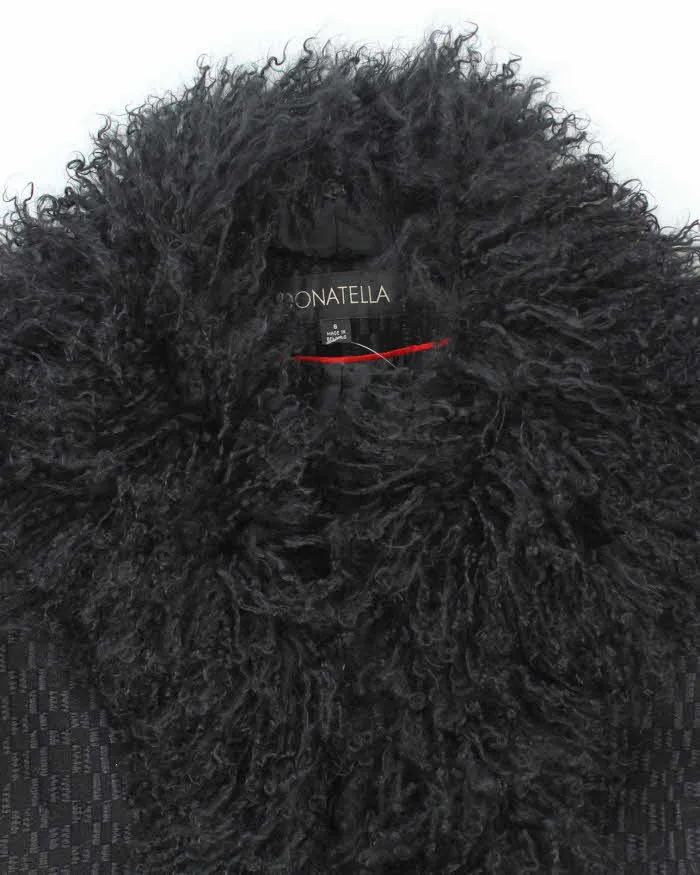 Vintage Donatella Wool & Faux Fur Jacket - M sold by Rokit product image thumbnail 3