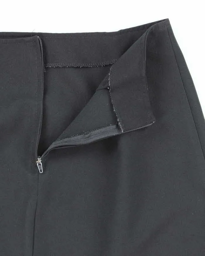 Vintage 90s M Collection Black Mini Skirt - XS sold by Rokit product image thumbnail 4