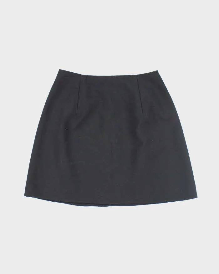 Vintage 90s M Collection Black Mini Skirt - XS sold by Rokit