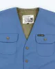 Vintage Ruck Dam Blue Lined Gillet - L sold by Rokit