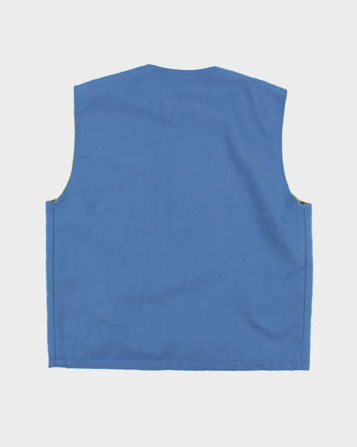 Vintage Ruck Dam Blue Lined Gillet - L sold by Rokit product image thumbnail 2