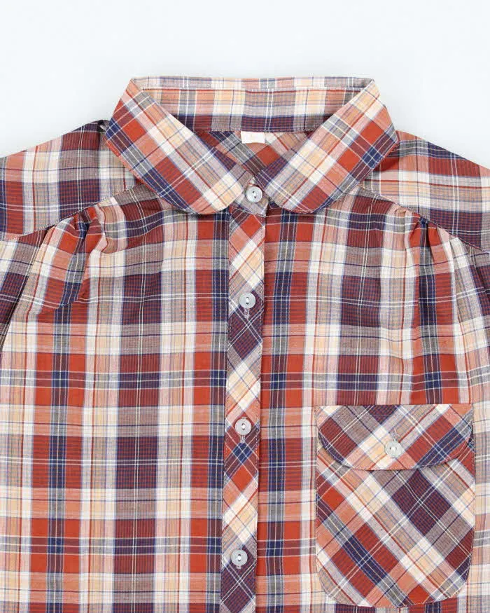 Vintage 80s Brown Checked Shirt - L sold by Rokit product image thumbnail 3