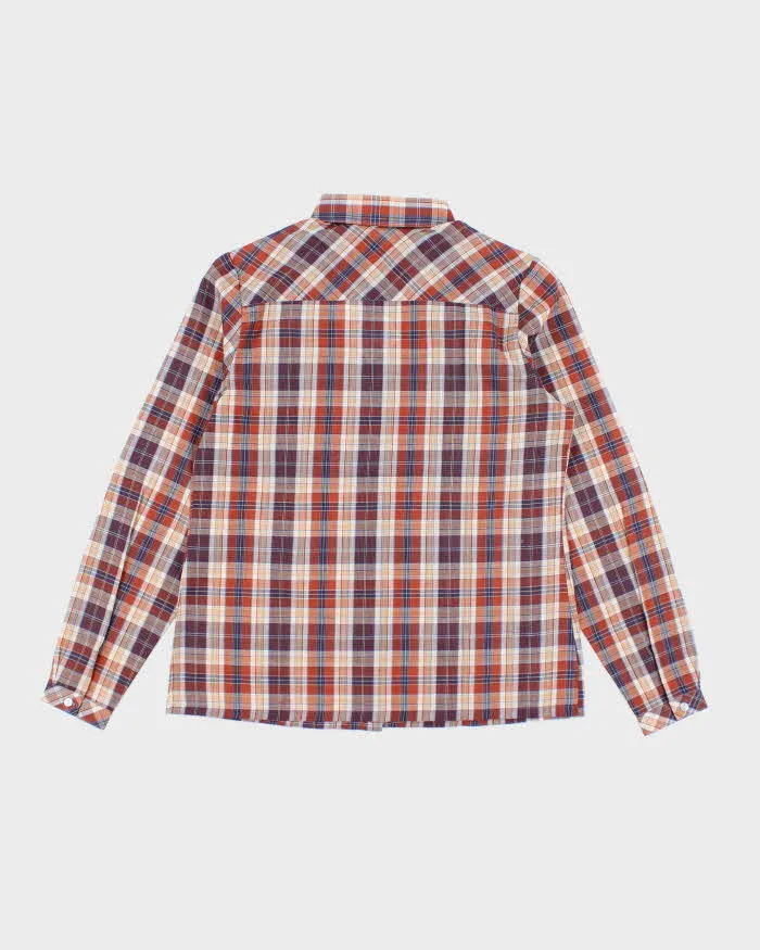 Vintage 80s Brown Checked Shirt - L sold by Rokit product image thumbnail 2