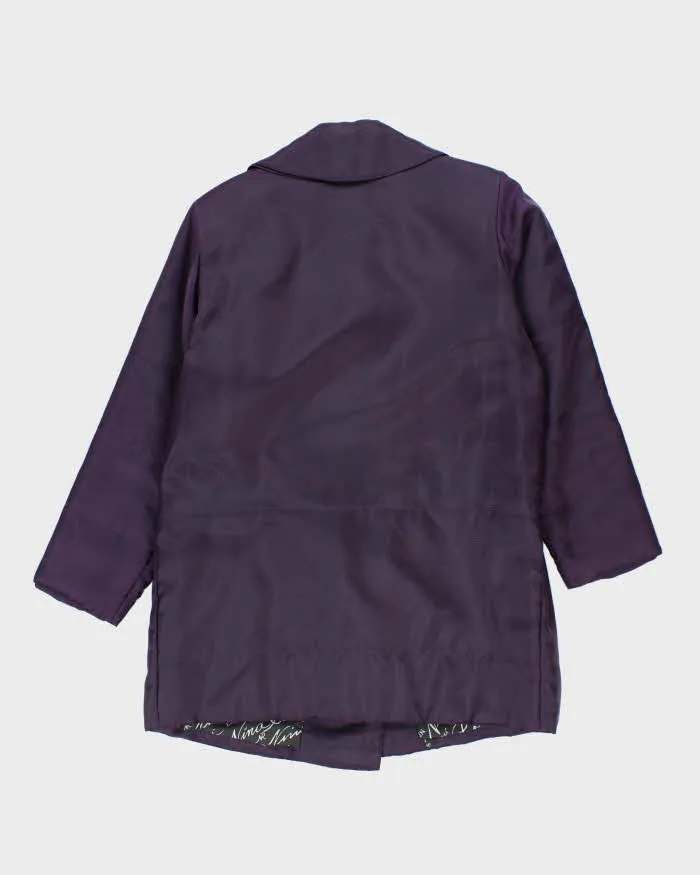 Nina Ricci Purple Waterproof Coat - L sold by Rokit product image thumbnail 2