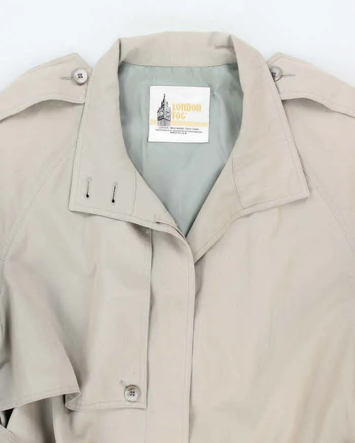 Vintage 90s London Fog Stone Overcoat - L sold by Rokit product image thumbnail 3