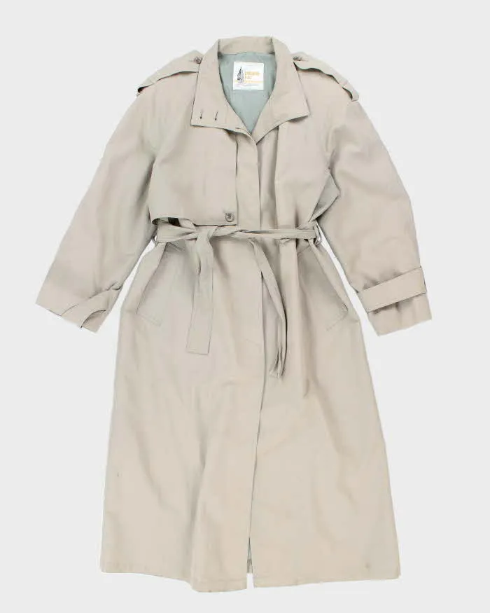 Vintage 90s London Fog Stone Overcoat - L sold by Rokit