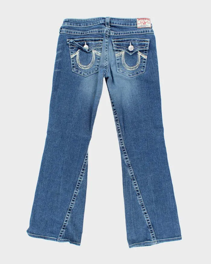 Vintage Y2K True Religion Medium Wash Flared Jeans - W30 L30 sold by Rokit product image thumbnail 2