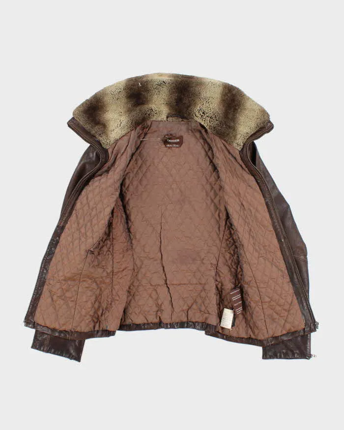 Vintage Danier Brown Leather Jacket - XS sold by Rokit product image thumbnail 5