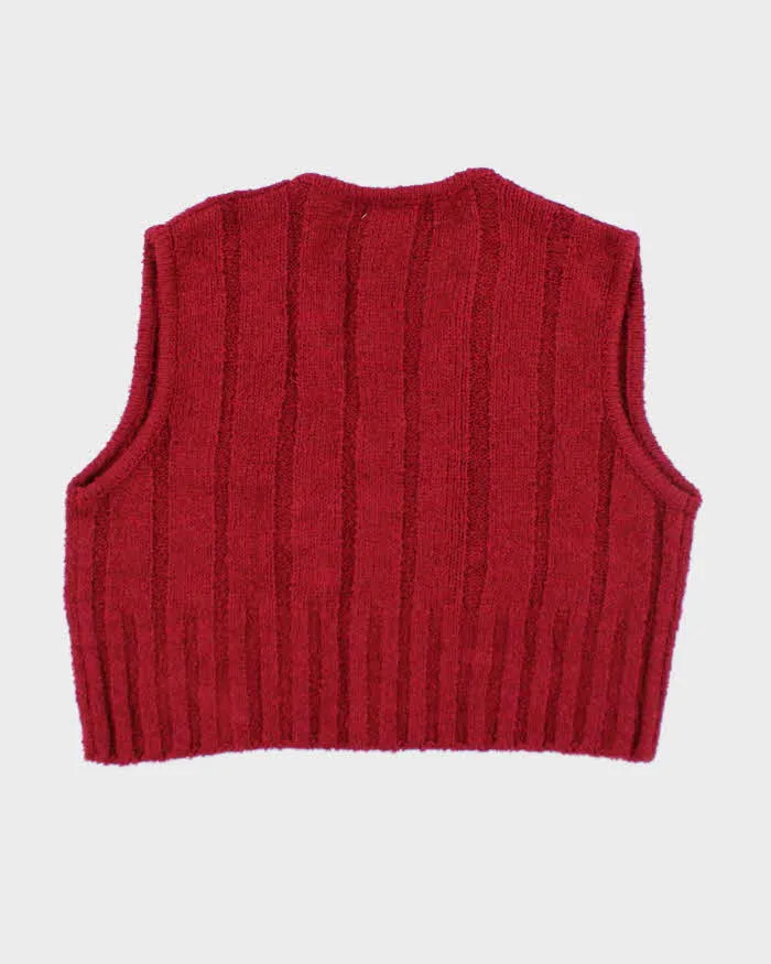 Vintage 80's Women's Jaeger Wool Blend Tank Knit Cardigan - M sold by Rokit product image thumbnail 2