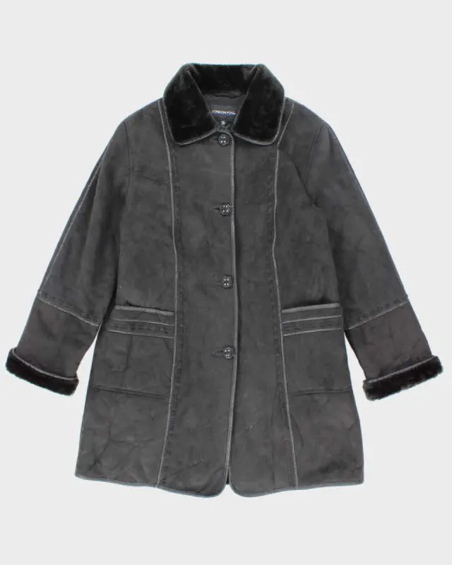 Vintage 90's Women's London Fog Heavyweight Lined Suede Jacket - S sold by Rokit
