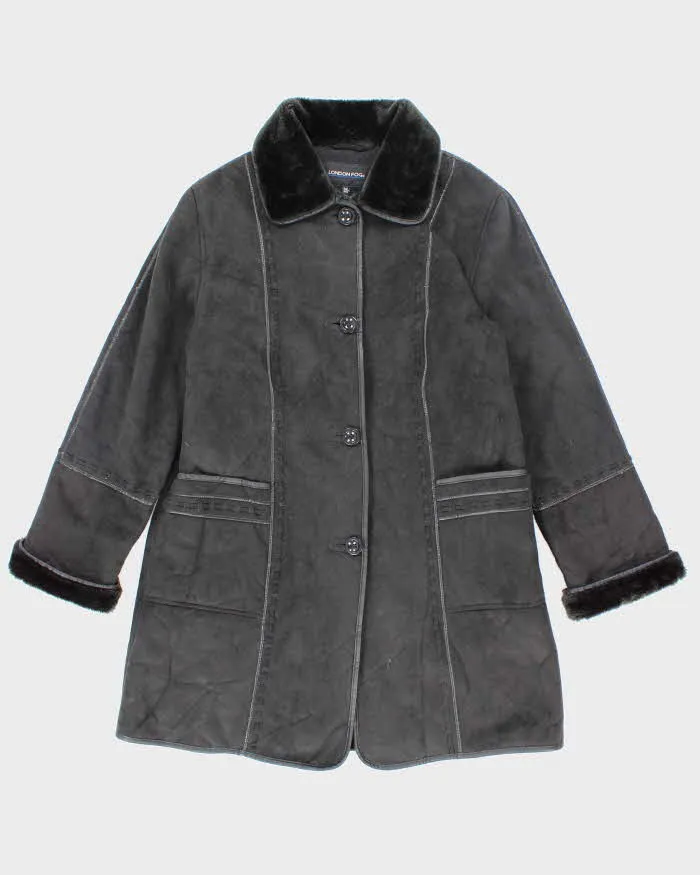 Vintage 90's Women's London Fog Heavyweight Lined Suede Jacket - S sold by Rokit