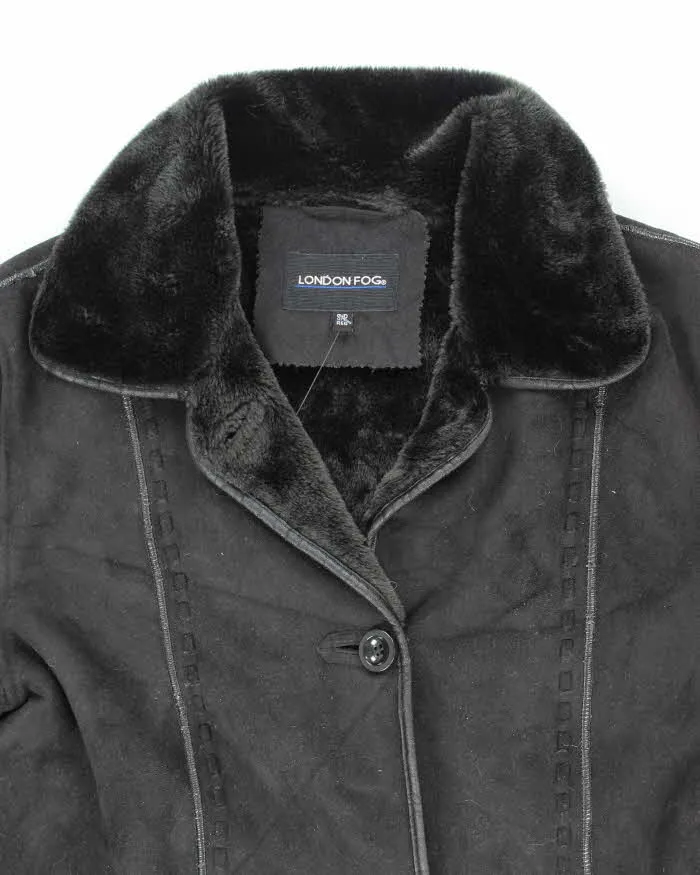 Vintage 90's Women's London Fog Heavyweight Lined Suede Jacket - S sold by Rokit product image thumbnail 3