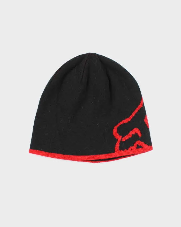 Vintage Y2K Fox Racing Logo Toque Beanie - OS sold by Rokit