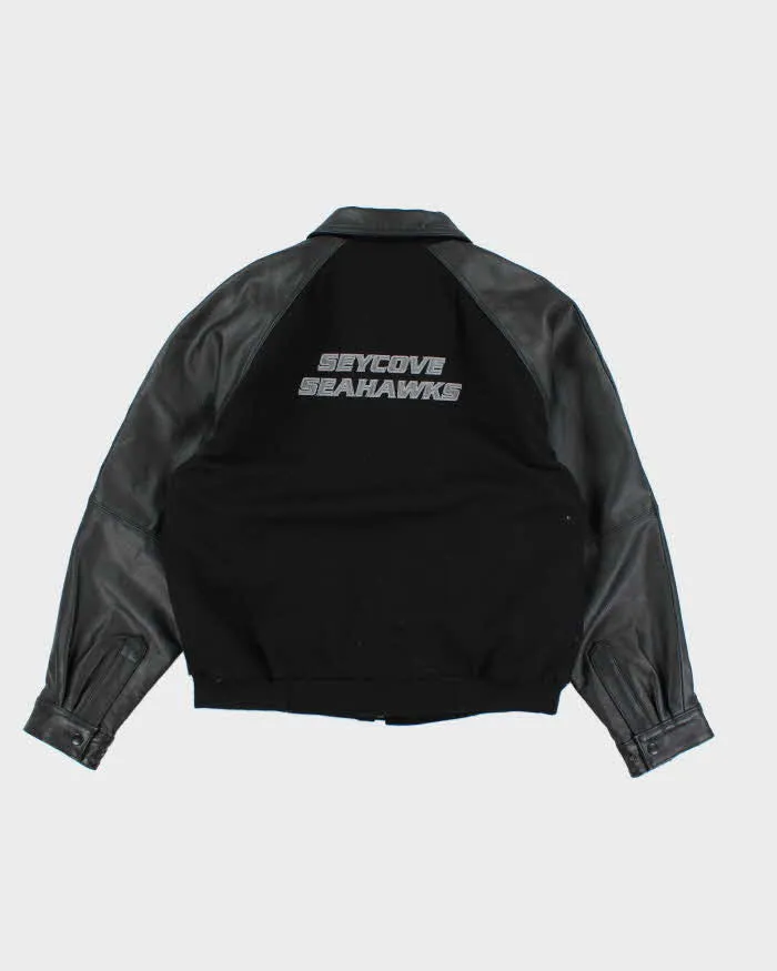 Seycove Seahawks Heavyweight Leather Varsity Jacket - M sold by Rokit product image thumbnail 2