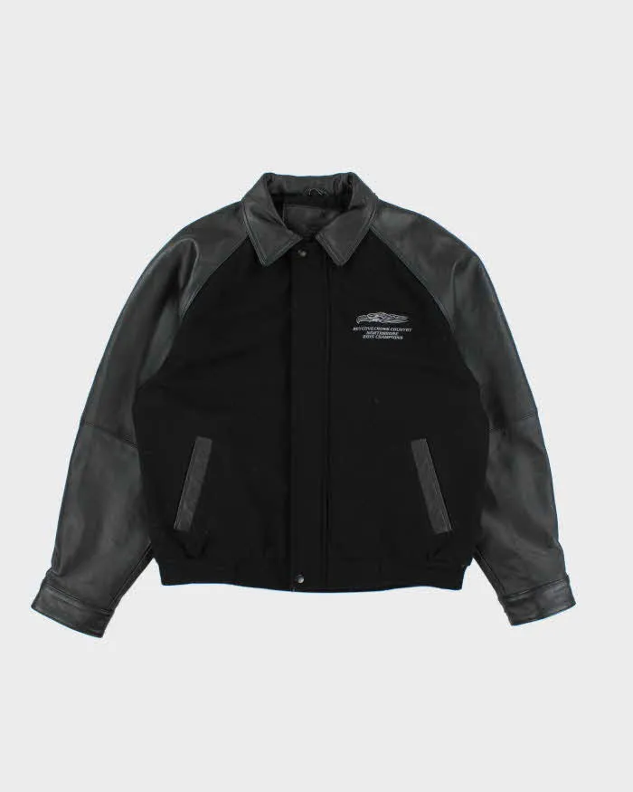 Seycove Seahawks Heavyweight Leather Varsity Jacket - M sold by Rokit