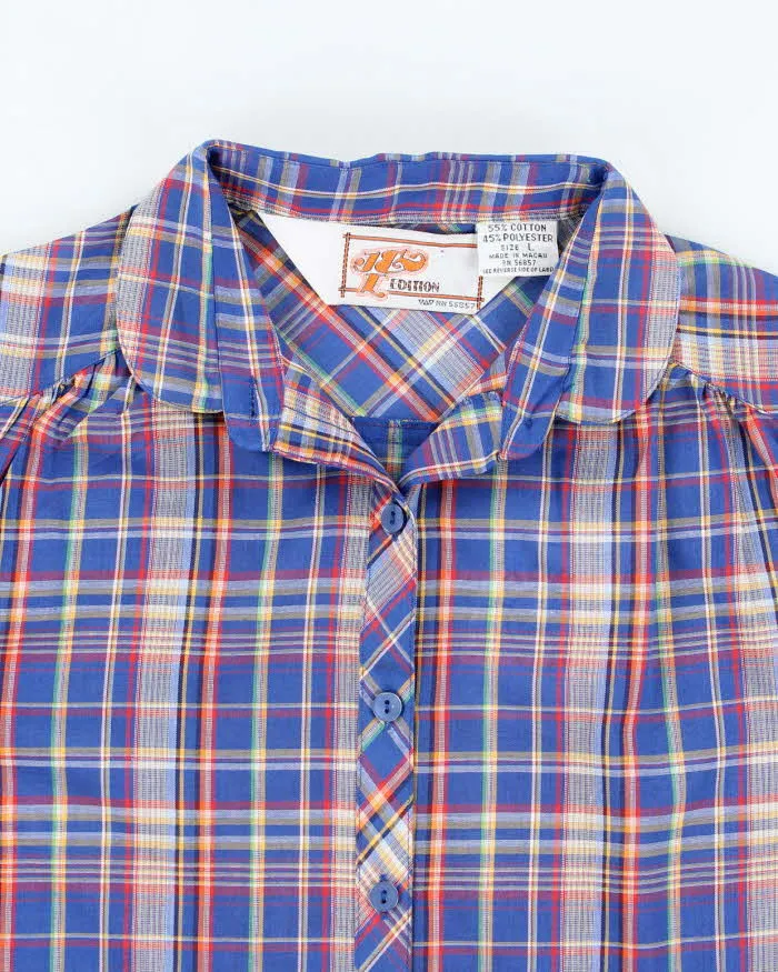 Vintage 80s JEL Checked Shirt - L sold by Rokit product image thumbnail 3