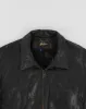 Vintage 90's Leather Nets Jacket - L sold by Rokit