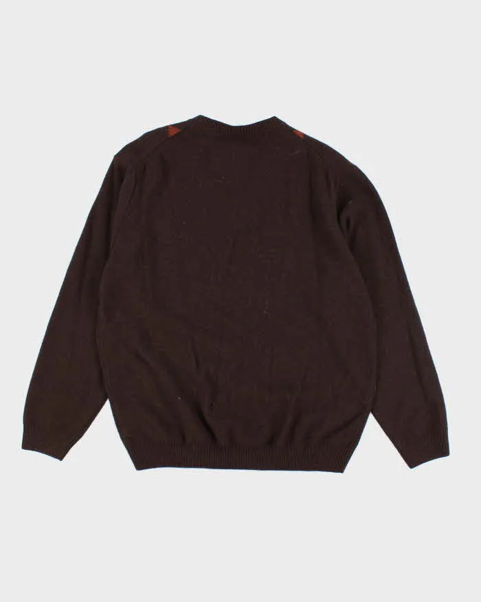 Vintage 90's Lacoste V-Neck Knit Jumper - L sold by Rokit product image thumbnail 2