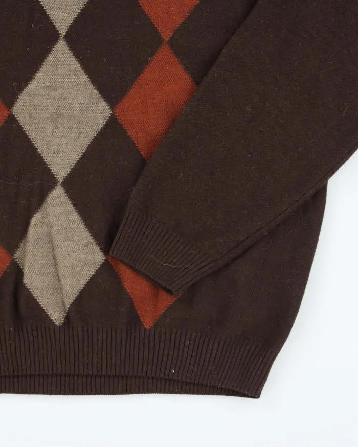 Vintage 90's Lacoste V-Neck Knit Jumper - L sold by Rokit product image thumbnail 4