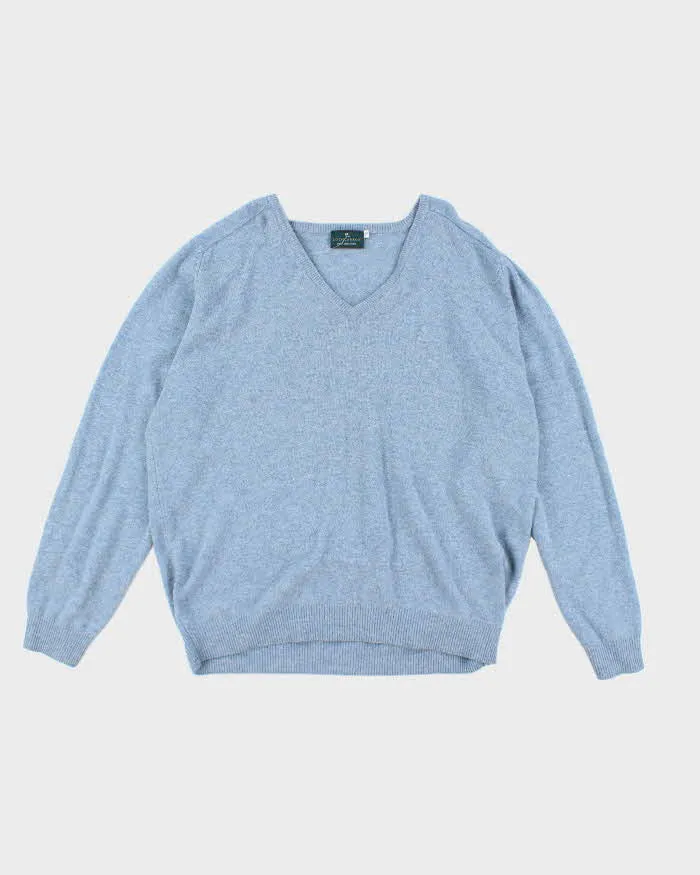 Vintage Loch Carron Blue Wool Knit Jumper - XL sold by Rokit