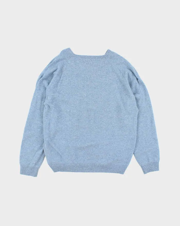 Vintage Loch Carron Blue Wool Knit Jumper - XL sold by Rokit product image thumbnail 2