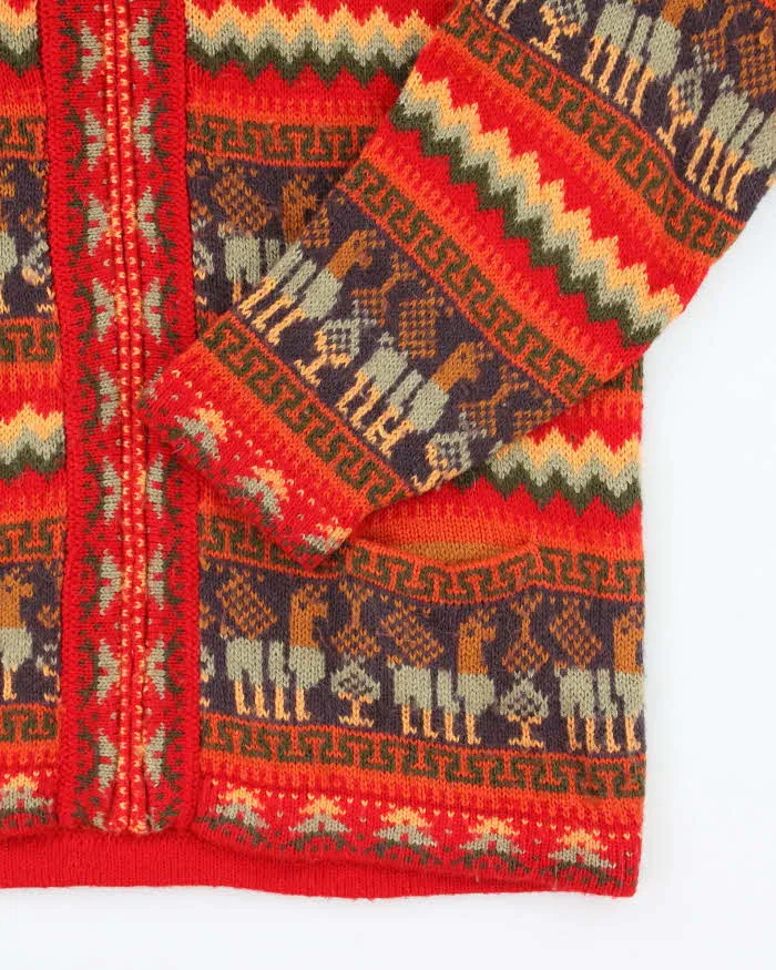 Vintage Alpaca Zip-up Cardigan - M sold by Rokit product image thumbnail 4