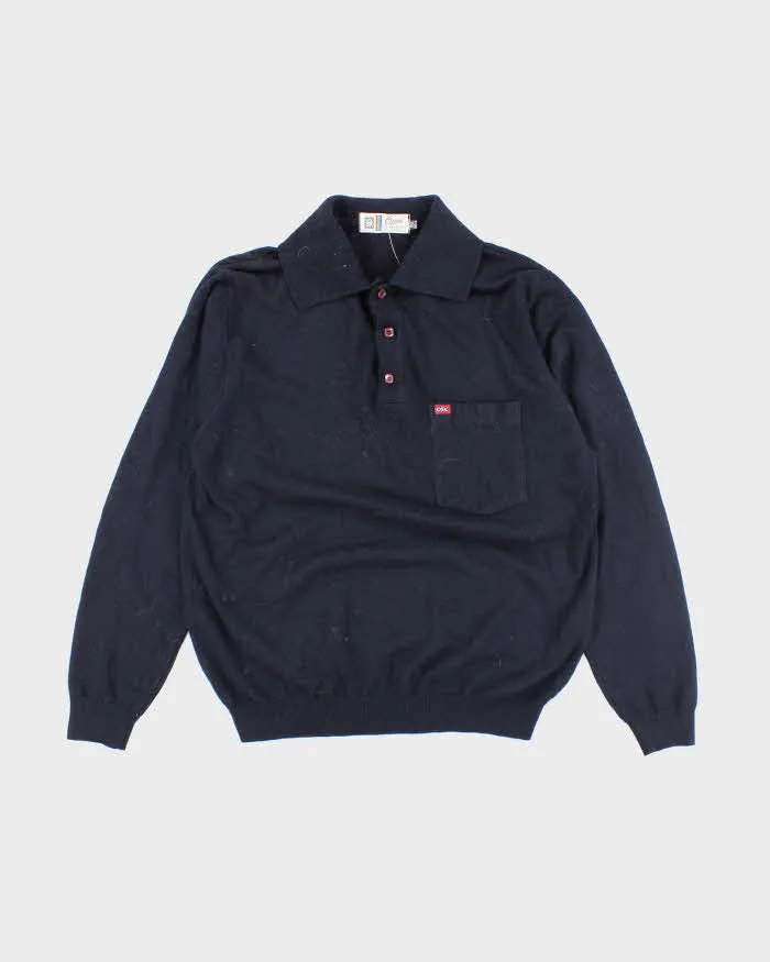 Vintage Oswal Wool Collard Jumper - M sold by Rokit