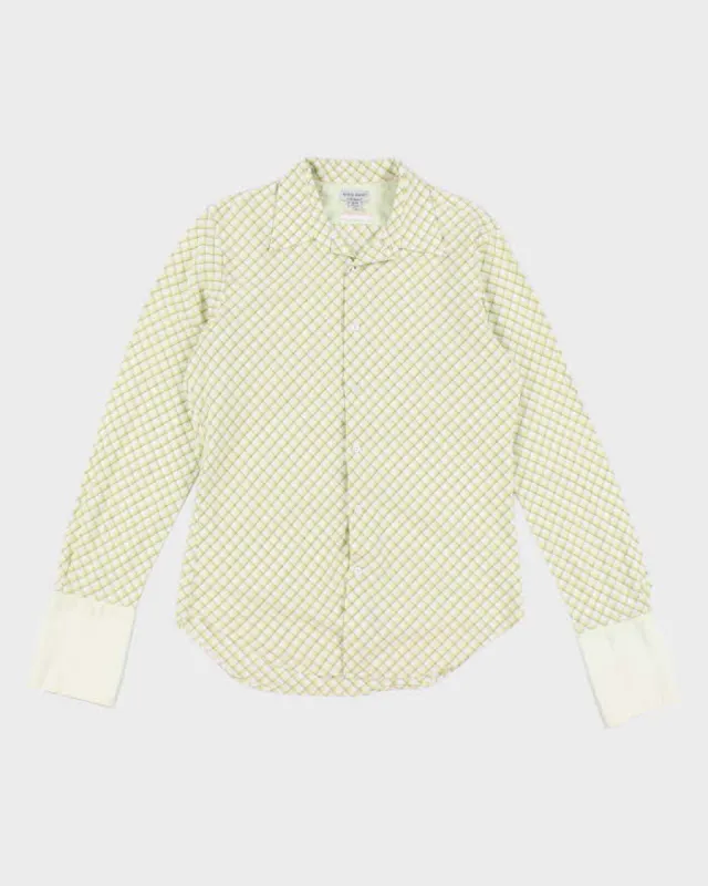Vintage Guess Green Check Shirt - M sold by Rokit