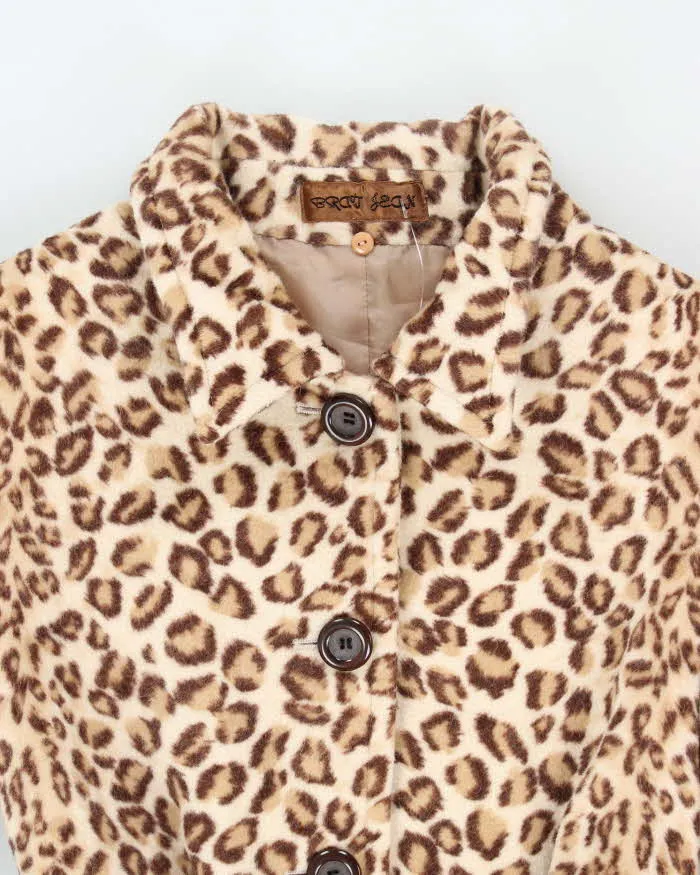 Y2k 00s Brat Jean Leopard Print Jacket - XS sold by Rokit product image thumbnail 3